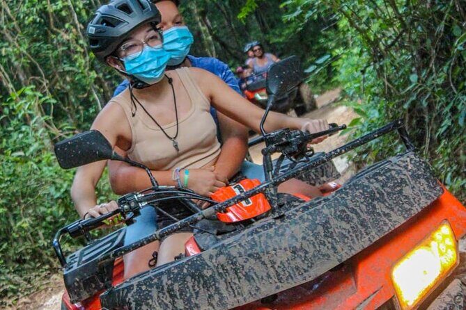 Shared ATV's and Zip Lines and Swimming in a Real Cenote. - Zip lines and hanging bridges: quick adrenaline with built-in safety gear