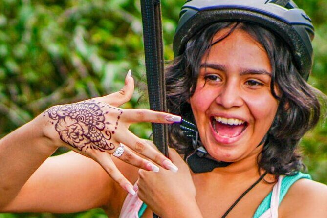 Shared ATV's and Zip Lines and Swimming in a Real Cenote. - Shared ATVs: where the fun is fast, not fancy