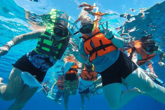 Shared Sky Snorkeling in Cozumel - Playa El Cielito: ending on sand inside the sea