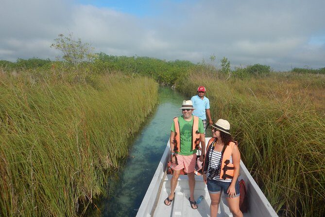 Sian Kaan Muyil Floating Canals - Time on the Ground: Moderate Walking and Ruins Viewing Pace