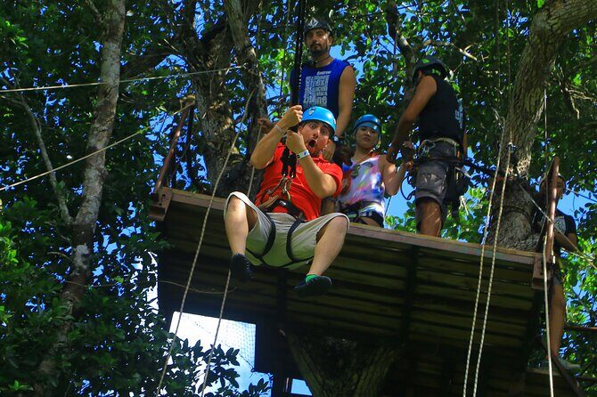 Sky Trail: Sky Bike, Tarzania, Bungee Swing & Zip Line with lunch - Lunch, water, and the photo moment you should plan to pay for
