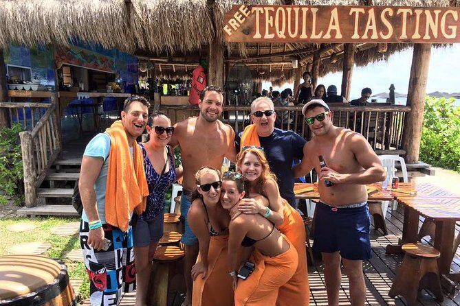 SkyReef Cozumel Snorkel & Tequila Tasting - Beach Club time: chairs, umbrellas, and a welcome drink
