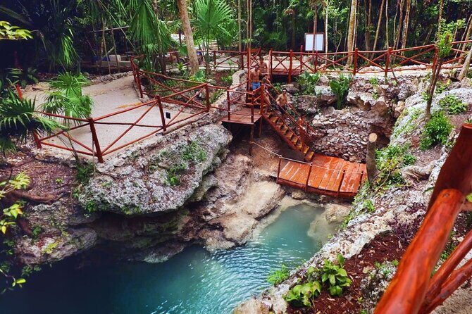 Small Group 3 Waterfall Cenotes Experience - Included Snacks, Optional Drinks, and the Taco Reality