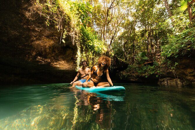 Small Group Explore 3 Secret Cenotes with Tequila Tasting - Cenote Verde Lucero: your first swim and what to expect in the cave