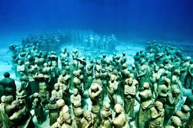 Snorkeling in Isla Mujeres and Underwater Museum - Stop 2: MUSA Underwater Museum for Statues, Fish, and Possible Rays