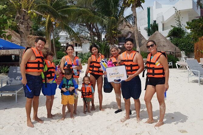 Snorkeling tour Express in Cancun with Certified Guide - Gear Included: Mask, Fins, Life Jacket, Plus a Take-Home Tube