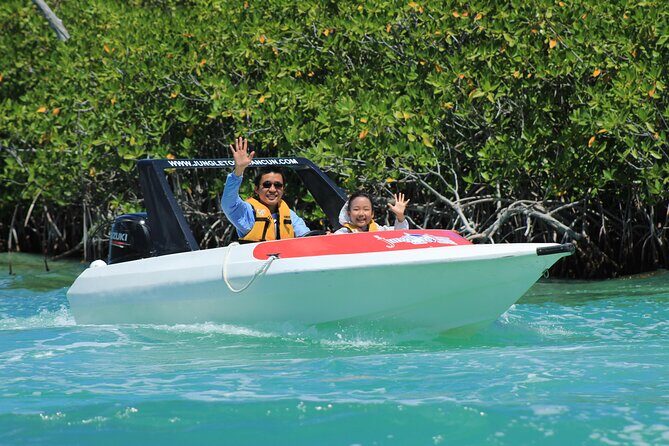 Speedboat Tour with Snorkeling in Cancun – Drive Your Own Boat! - Captain Your Own Two-Passenger Speedboat in Nichupté Lagoon