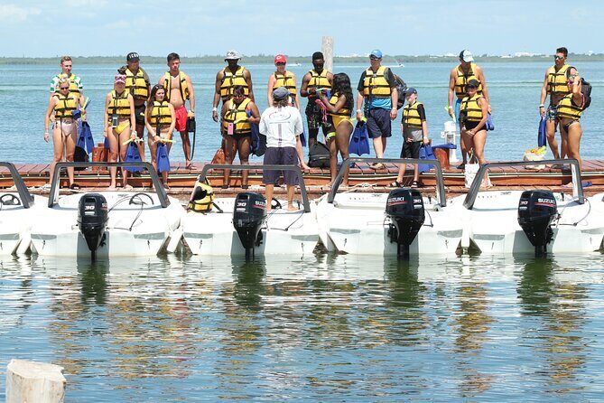 Speedboat Tour with Snorkeling in Cancun – Drive Your Own Boat! - Group Size, Ticketing, and What You Should Bring