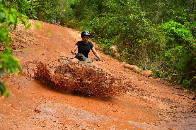 Super Combo ATV in Cancun with Zipline, Snorkel, Cenote, transfer - A packed Puerto Morelos day that makes sense