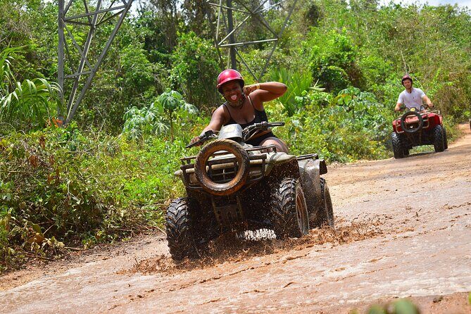 Super Combo ATV in Cancun with Zipline, Snorkel, Cenote, transfer - Mayan cenote swim: the cool-down you’ll feel in your body