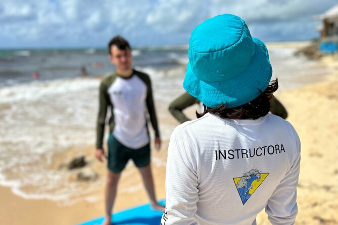 Surf Lesson in Cozumel - Playa Bonita and Playa Punta Morena: the lesson setting