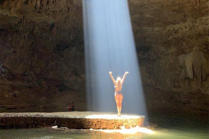 Suytun, Nool Ha, and Chukum Cenote Day Tour - Nool Ha cenote: a calmer start with swim time and zipline thrills