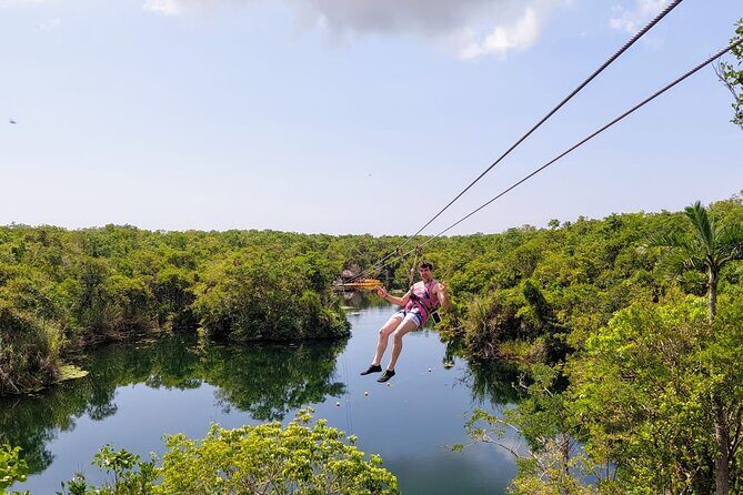 Tankah Mayan Village Zipline Nature Park - Hiking, canoeing, and moving through the park at a real pace
