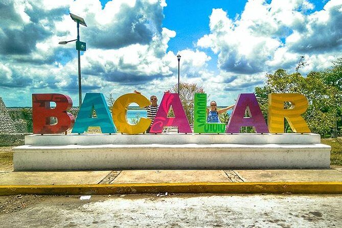The 7 Colors Of Beauty Lagoon, Bacalar Experience from Tulum City - First Stop in Bacalar: time to stretch and feel the town vibe