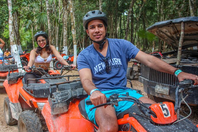 The best adrenaline day Atvs shared, ziplines and cenote Playa del Carmen - Shared ATVs: rocky terrain and the pace you’ll actually feel