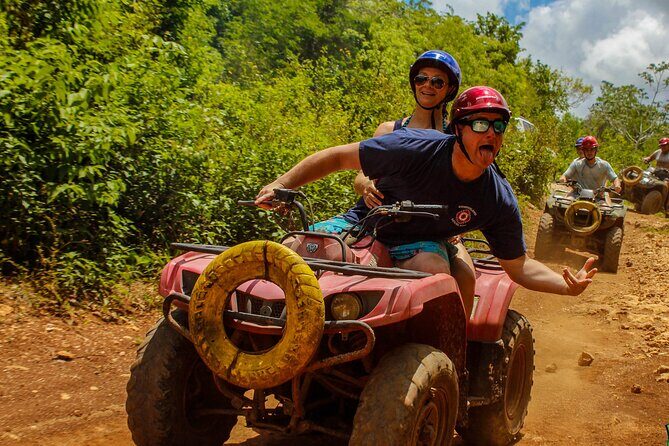 The Best Adrenaline Park! ATV´s Ziplines & Cenote swim experience from Cancun - What you’re really paying for: $61 plus the mandatory fee