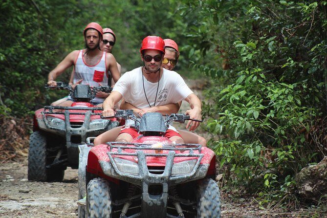 The best ATVs, zipline, cenote tour with lunch and transportation - Safety Gear Rules: Phones Out, Cash In (For Tips)