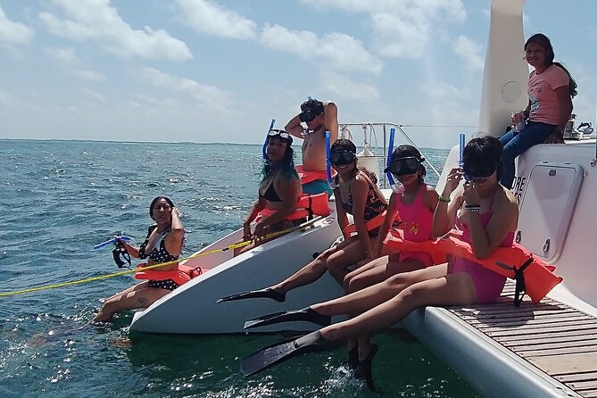 The Best Catamaran Tour to Isla Mujeres from Cancún - Isla Mujeres arrival: beach club first, then the freedom part