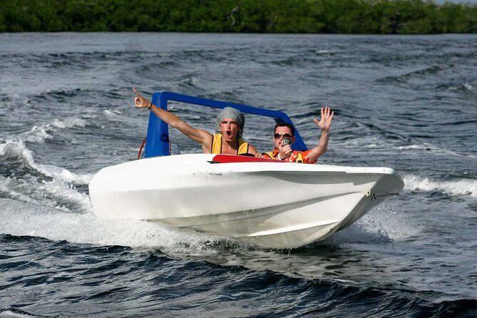 The Best Speedboat Tour In Cancun through Nichupte Lagoon, Snorkel included. - Meeting Up at Boulevard Kukulcán km 14.6 (Freds House Parking)