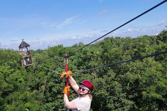 The Original Cozumel Zipline Adventure - Safety first: helmets, harness fitting, and clear coaching