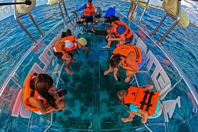 Tour Isla Mujeres excursion in Collective Transparent Boat - Price and Value at About $36.52: What You’re Paying For