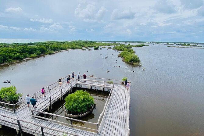 Tours along the beaches of Cozumel Mexico by buggy all inclusive - Stop 3: Punta Sur Eco Beach Park, lighthouse views, and the lagoon boat ride