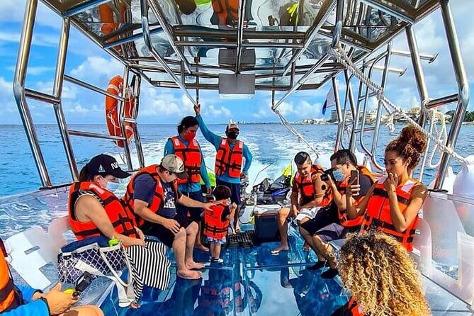 Transparent Boating and Snorkeling Tour in Cozumel All Inclusive - Parque Nacional Arrecifes de Cozumel Snorkel Stop (30 Minutes)