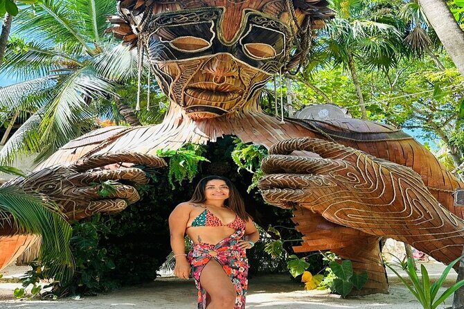 Tulum and Cenotes Tour Casa Tortuga plus Mother Nature Sculpture - Tulum archaeological zone: best views, tight timing