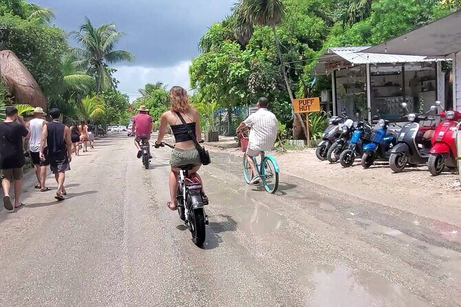 Tulum Area Experiences Guided E-Bike Tour- 3 Cenote's Snorkel/Swim & Local Lunch - Cenote Cristal + local Mayan lunch: where the day feels most “Tulum”
