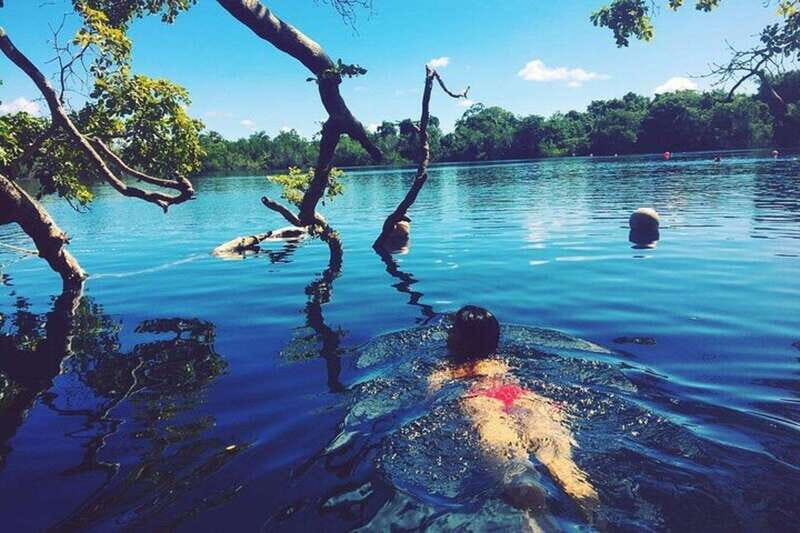 Tulum: Bacalar Lagoon and Cenote Adventure Day Trip - The 7 Colors Lagoon boat ride: what 2 hours really means