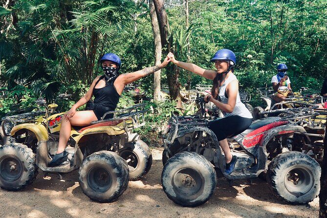 Tulum Half-Day Jungle Adventure ATV, Ziplines (4) & Mexican Snack - Rappel on a vertical wall: the step that changes your heart rate
