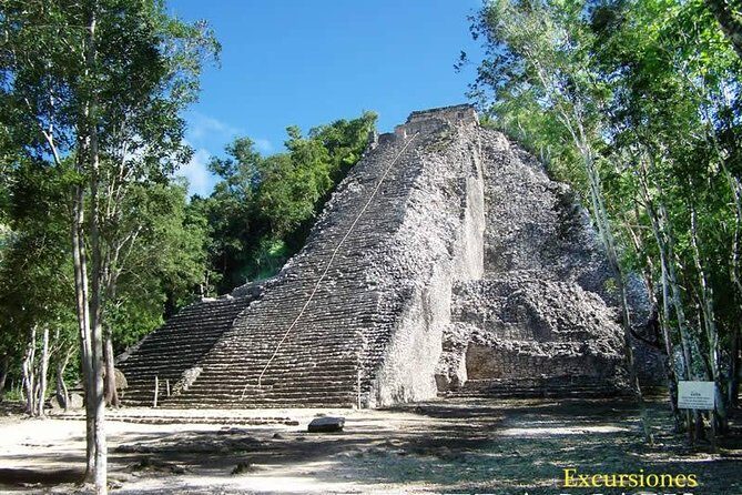 Tulum, Mayan Museum, Cobá and Cenote Multun ha, Reduced Group. - Coba ruins: Nohoch Mul pyramid and the climb question