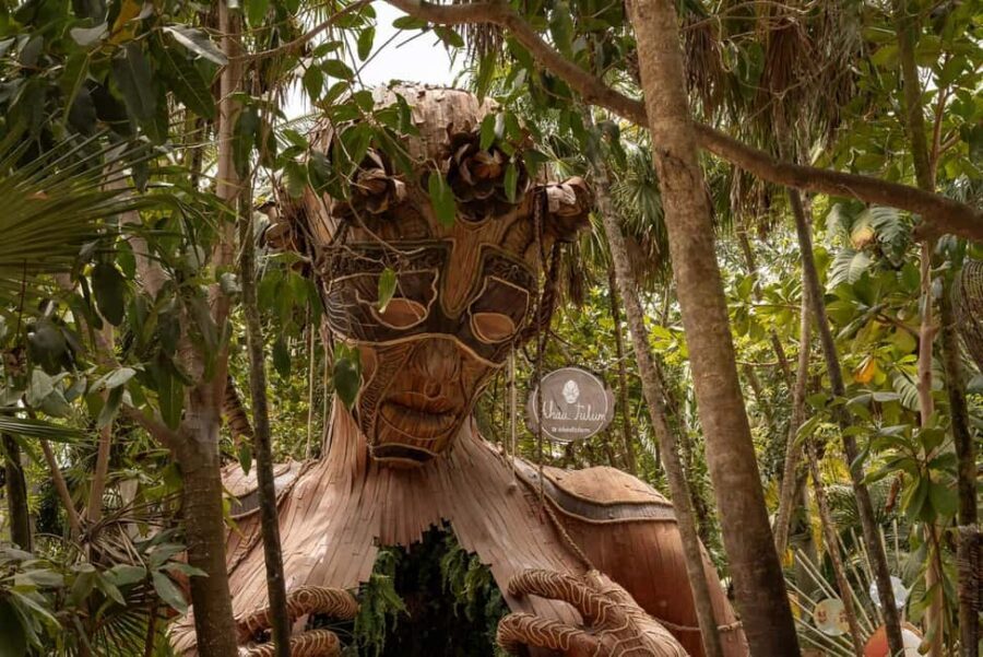 Tulum Plus tour de un dia con visita a cenote y Ahau - Ahau sculptoric garden and the Come to Light megaesculture
