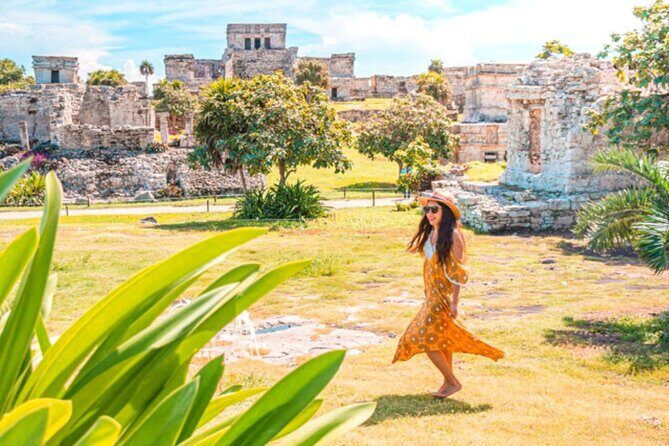 Tulum pyramids + ATV + 3 Ziplines + Rappel + Cenote + Lunch - Morning at Tulum ruins: a guided start before the chaos