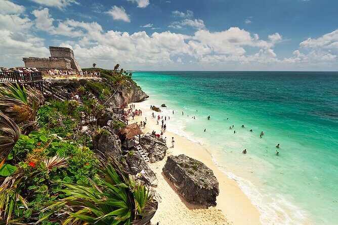 Tulum pyramids + ATV + 3 Ziplines + Rappel + Cenote + Lunch - Cenote and the underground river: fun if you’re comfortable in water