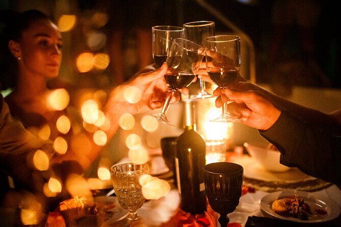 Tulum: Romantic Dinner on 34' Aventura Catamaran – All Inclusive - Premium Open Bar and the Candlelit Mood