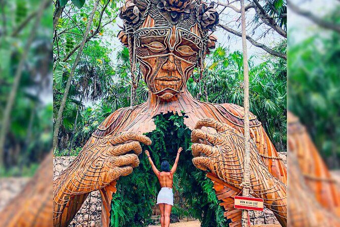 Tulum Ruins 4 Cenotes & Giant Sculpture - Cenotes Casa Tortuga: four swim stops with snorkel gear
