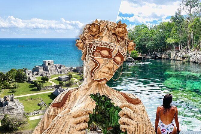 Tulum Ruins 4 Cenotes & Giant Sculpture - Stop 1 at Tulum Ruins: what you get in 45 minutes