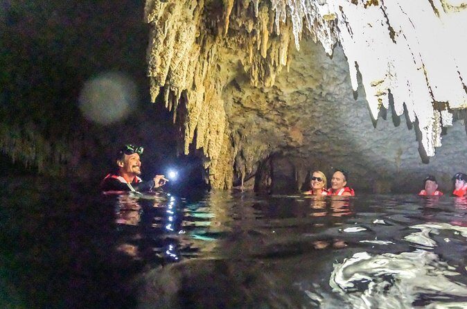 Tulum Ruins and Cenote Swim: History and Nature Combo Tour - Stop 2: Nohoch Cenote Swim With Safety Briefing and Underwater Light