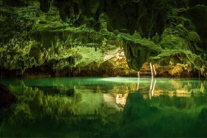Tulum Ruins visit cenotes house turtle and Sculpture Come to Light - Stop 1: Escultura Ven A La Luz and the Mother Nature Photo Line