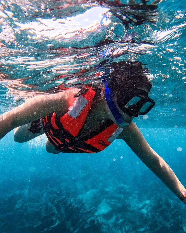 Tulum: Snorkeling at Paradise Reef - The short boat drive over the Caribbean Sea