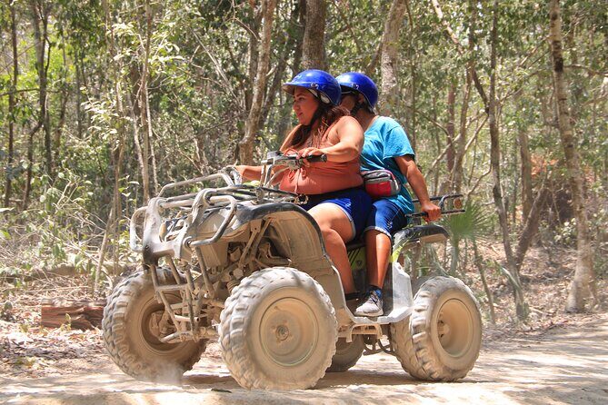 Tulum's Thrilling Jungle: ATV, Zip Lines, Cenote & More! - A jungle circuit that moves: ATVs, zip lines, rappel, and a cenote