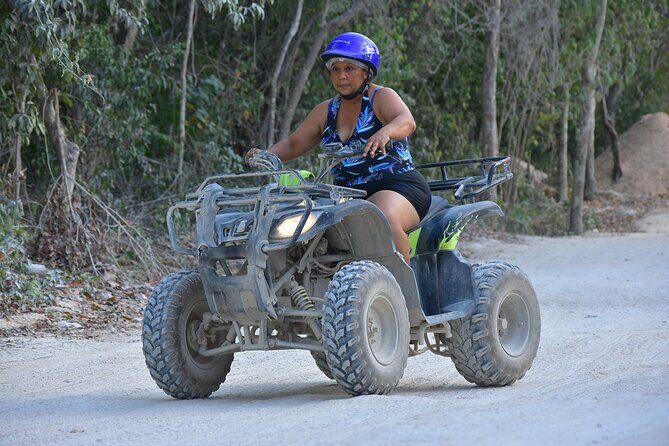 Tulum's Thrilling Jungle: ATV, Zip Lines, Cenote & More! - Zip lines + water run: 5 lines, 1 over water, and a real view