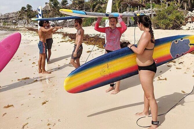 Ultimate Surf Lesson in Tulum 1hr - The surfboard choice: better gear means faster progress