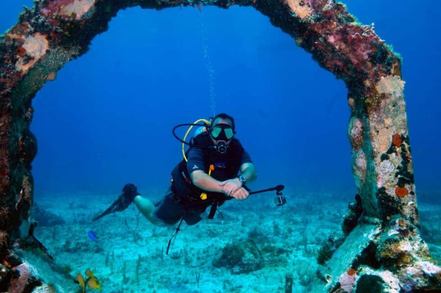 Underwater Museum Musa : SCUBA DIVING FOR BEGINNERS - What you get on day one: full gear, oxygen, and coached safety