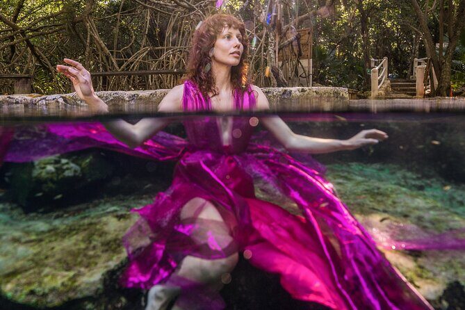 Underwater Photo Shoot Experience in Cenote - Photo and video results: what you actually take home