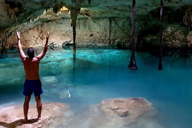 VIP Cenotes & Turtles Private Tour - Cenote Xunaan Ha: the open jungle cenote with jumps and mosquitoes