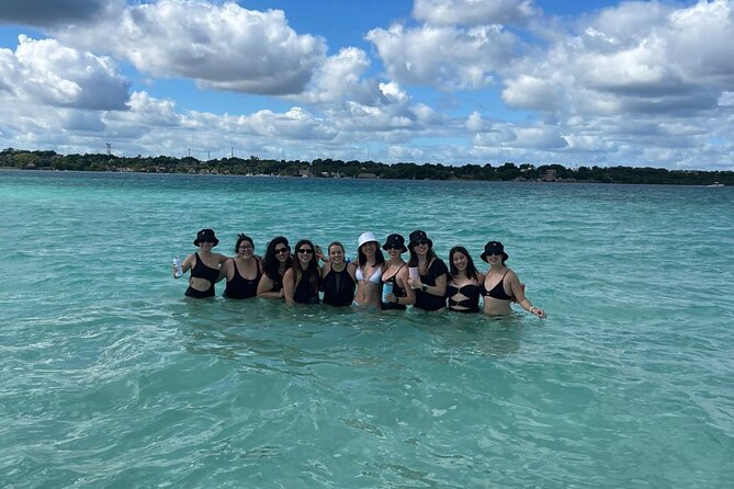 Visit Bacalar full day with boat from Merida - Lake of Seven Colors Boat Tour: Esmeralda, Negro, Cocalitos, and Isla Pajaros