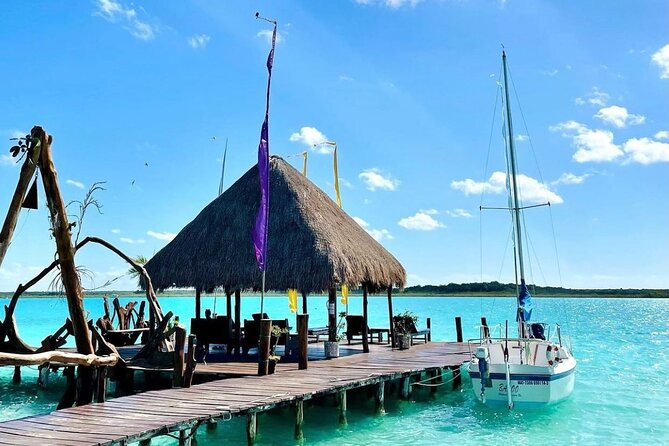 Visit Bacalar full day with boat from Merida - Cenote Azul: The 200-Meter Wonder and Your Swim Time