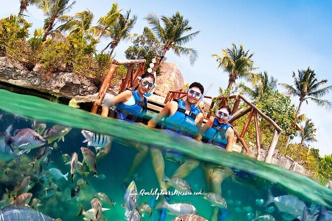 Xelha water park with transportation - Your 8 hours at Xel-Há: rivers, cenotes, and a natural cove